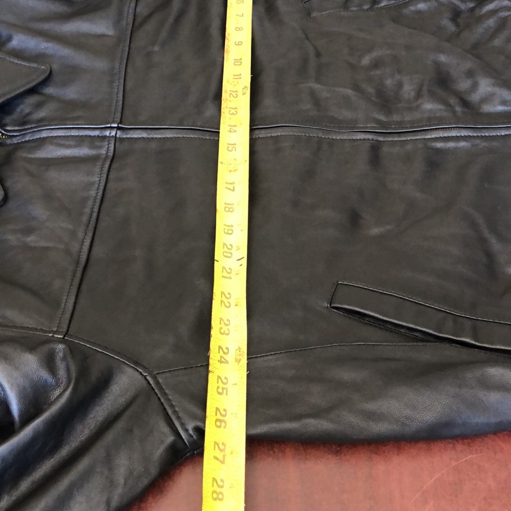 NWOT Joseph & Feiss Leather Jacket - Picture 4 of 7